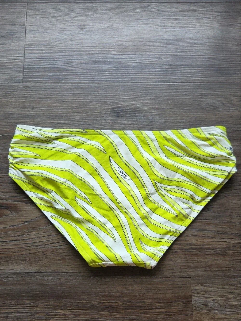 Nwot Michael Michael Kors Lime Green Patterned Swim Bottoms Size Medium